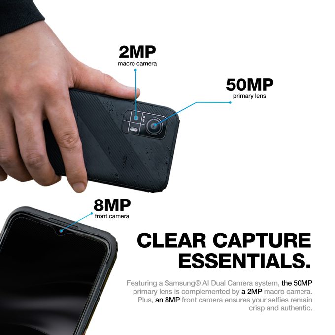 AGM H6 | Ultra-Thin | Rugged | 6.56-inch 90Hz Display | 8GB RAM + 8GB Virtual Expanded RAM + 256GB ROM | Android 13