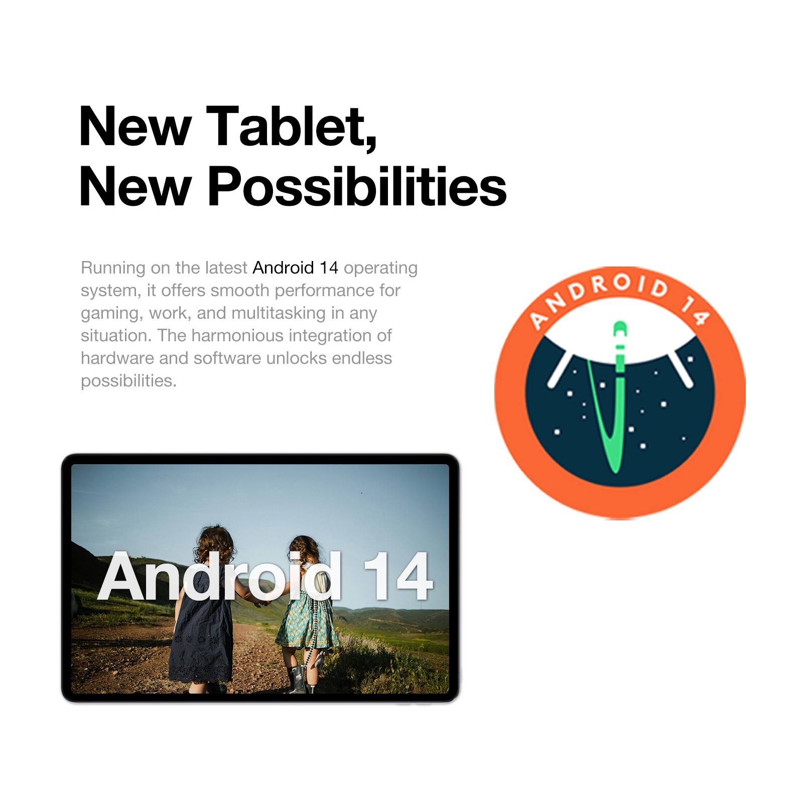 AGM PAD T1|Featherweight|11"FHD+|T606 Octa-Core Processor|4G Dual SIM|Android 14|7000 mAh Battery