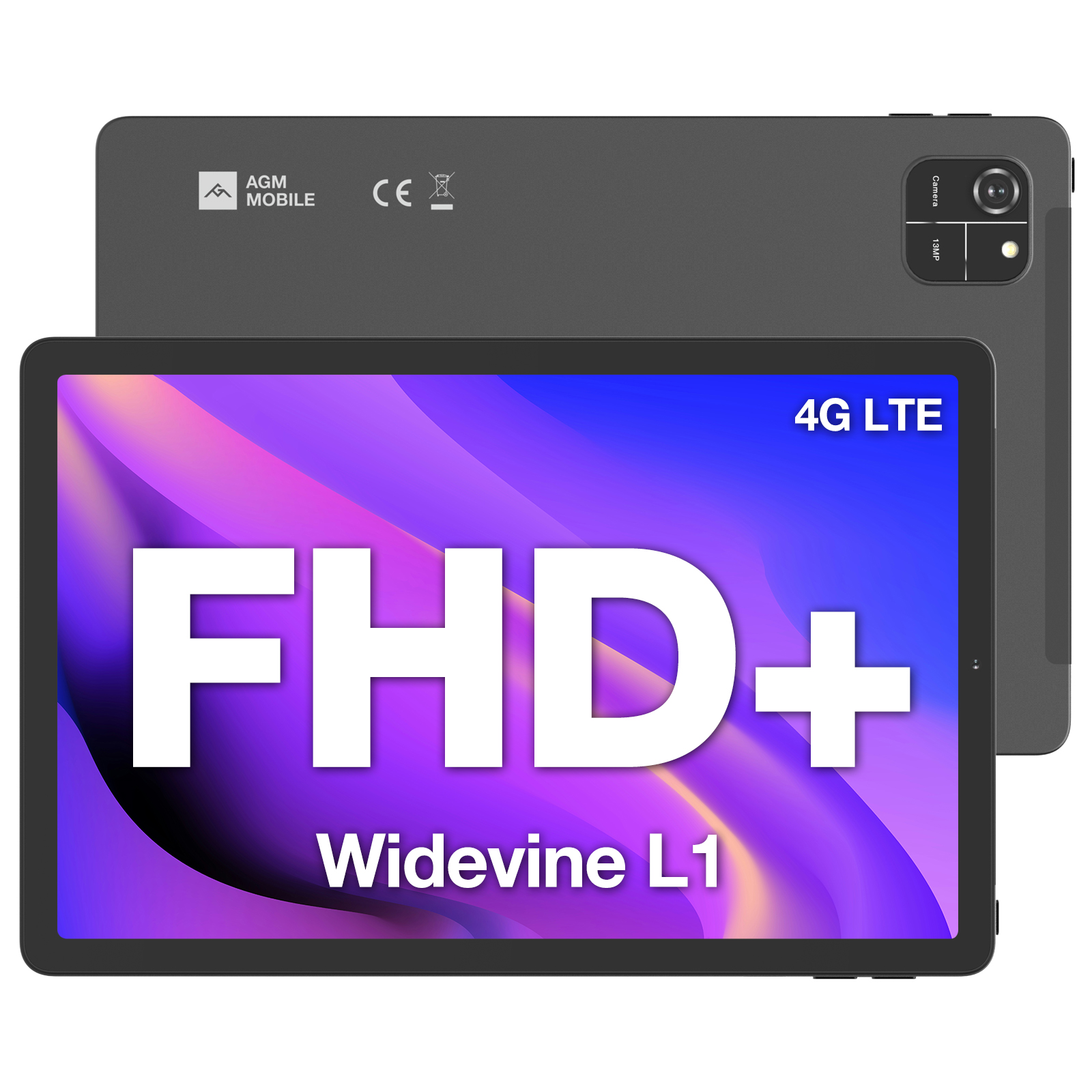 AGM PAD T1|Featherweight|11"FHD+|T606 Octa-Core Processor|4G Dual SIM|Android 14|7000 mAh Battery